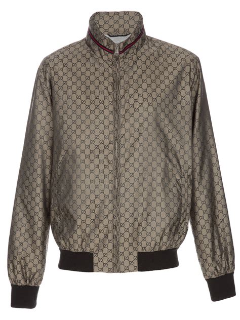 gucci jacket men green|Gucci monogram jacket men.